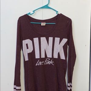 long sleeve PINK shirt